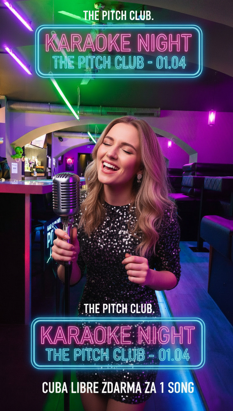 Karaoke & Free Cuba Libre at The Pitch Prague
