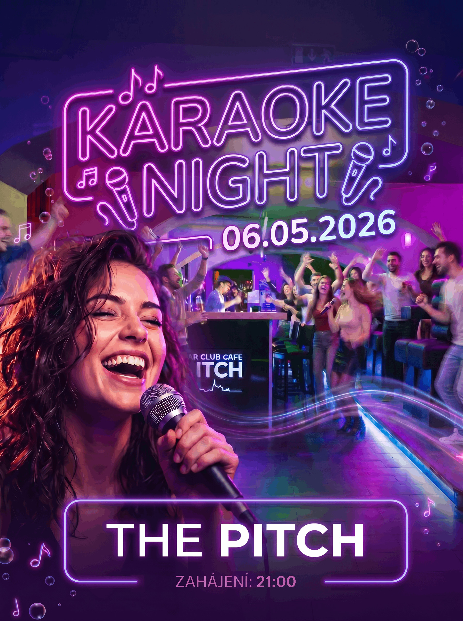 KARAOKE NIGHT v klubu The PITCH. v The Pitch Praha