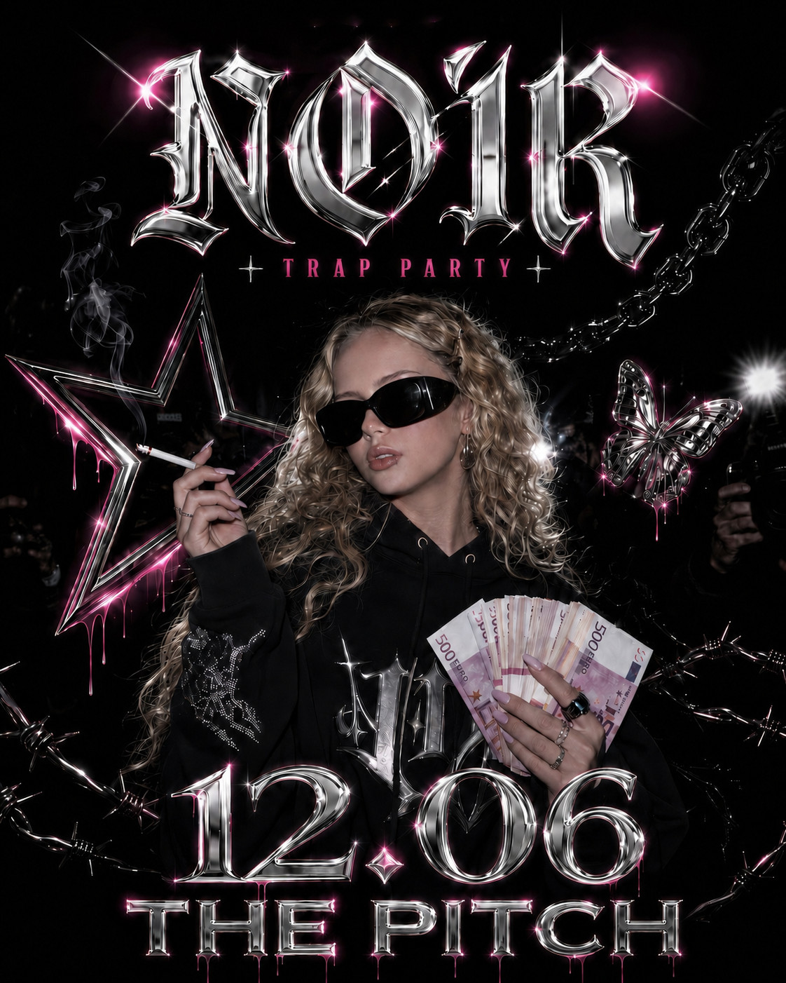 NOIR Trap Party v The Pitch Praha