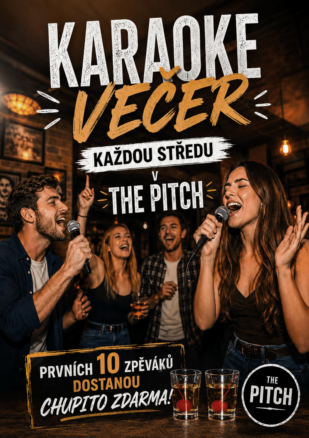 KARAOKE VEČER v The PITCH 🎤 at The Pitch Prague