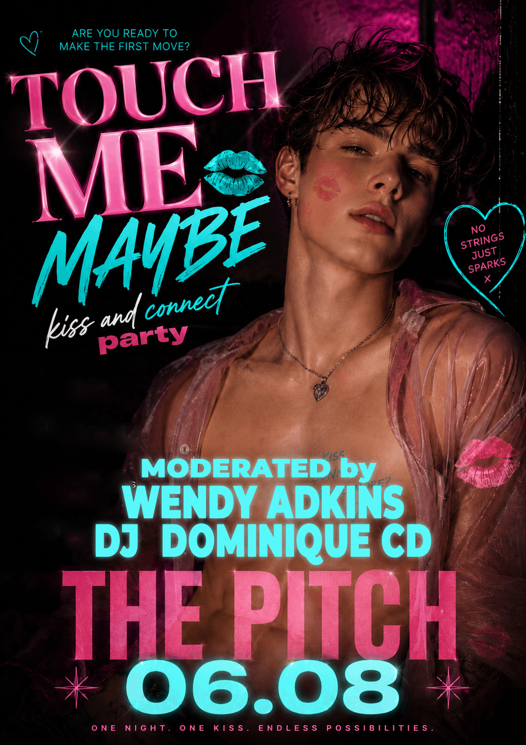 TOUCH ME MAYBE — Kiss & Connect Party at The Pitch Prague