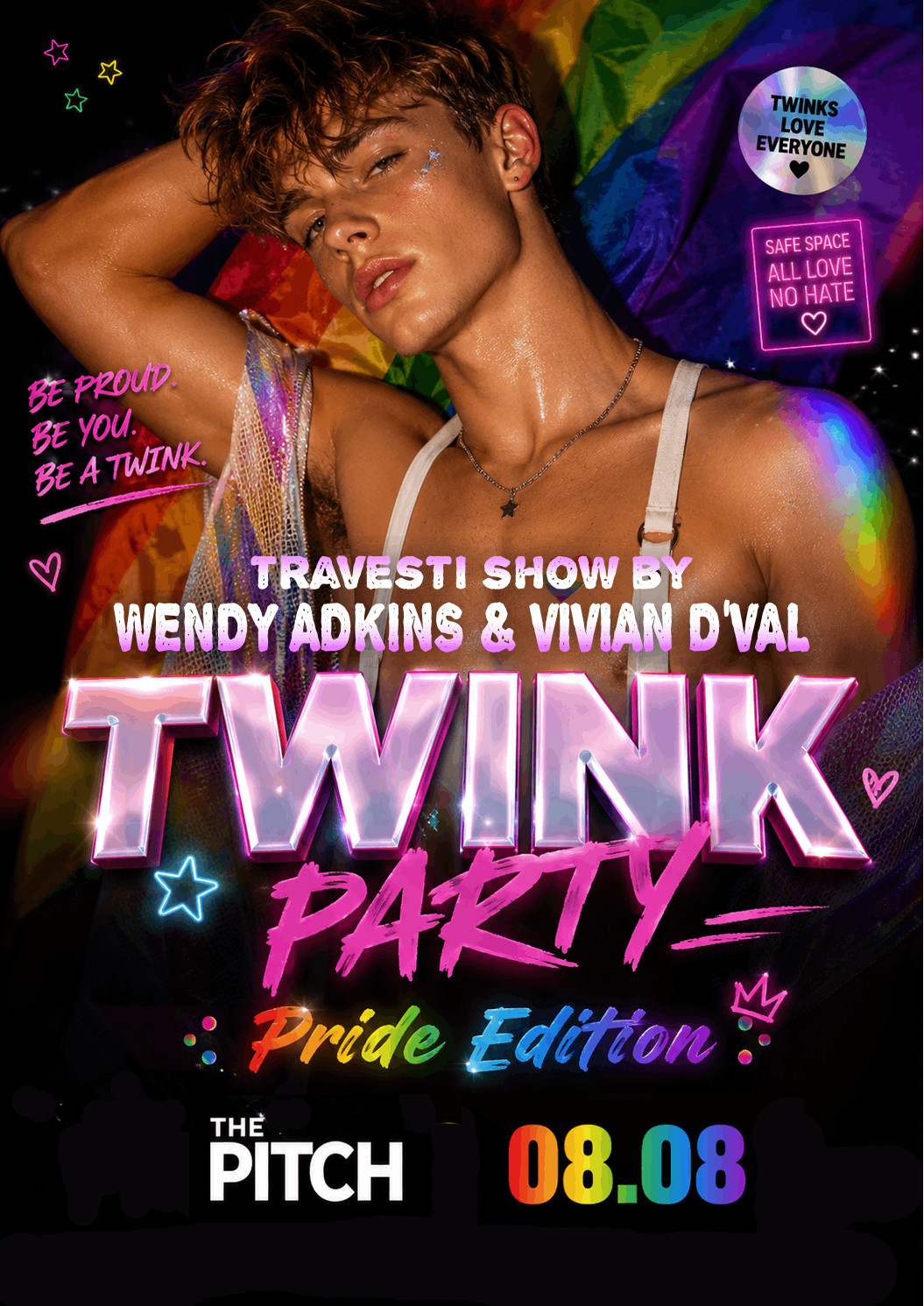 TWINK PARTY — Pride Edition v The Pitch Praha