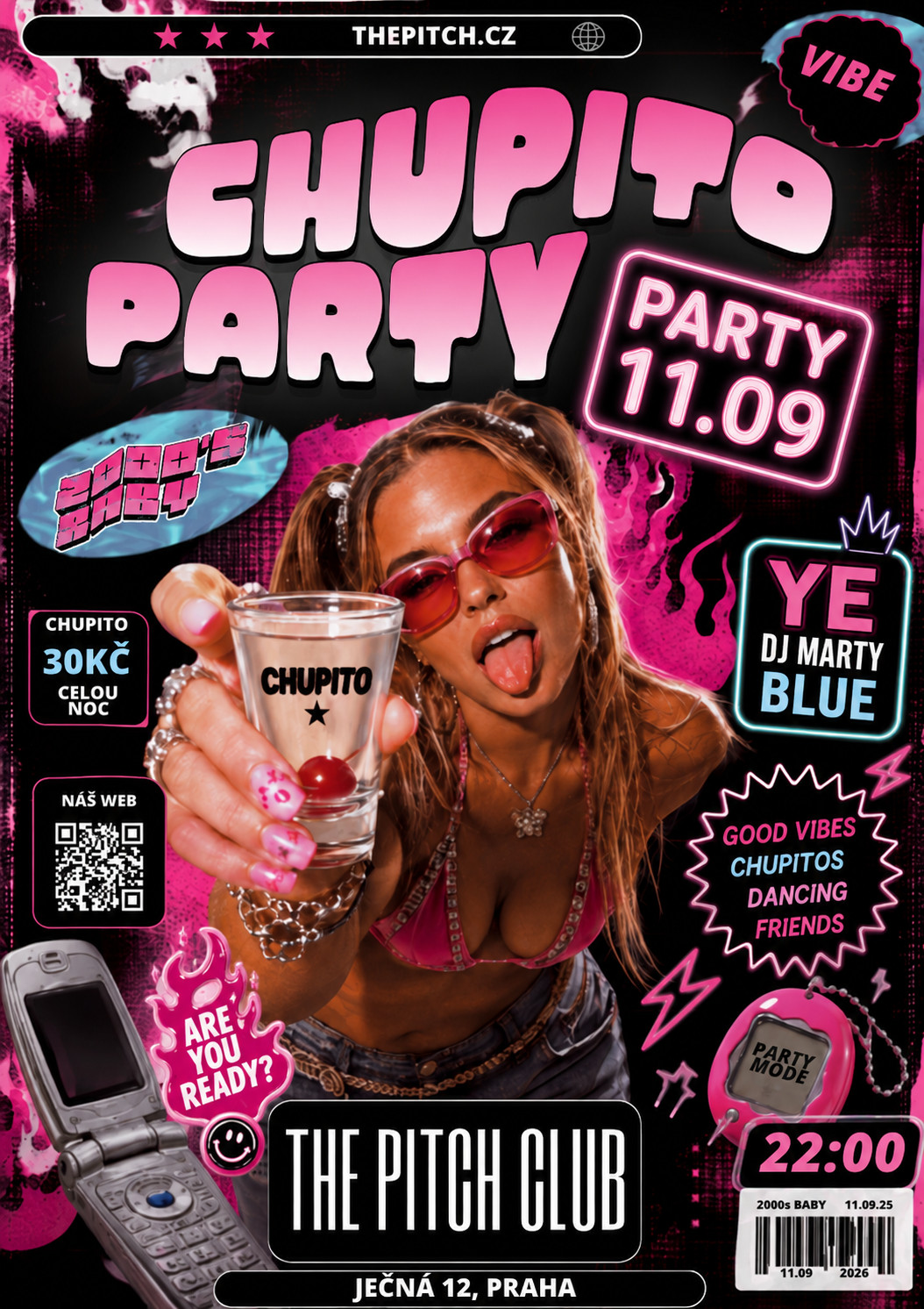 CHUPITO PARTY 🔥2000s Baby v The Pitch Praha
