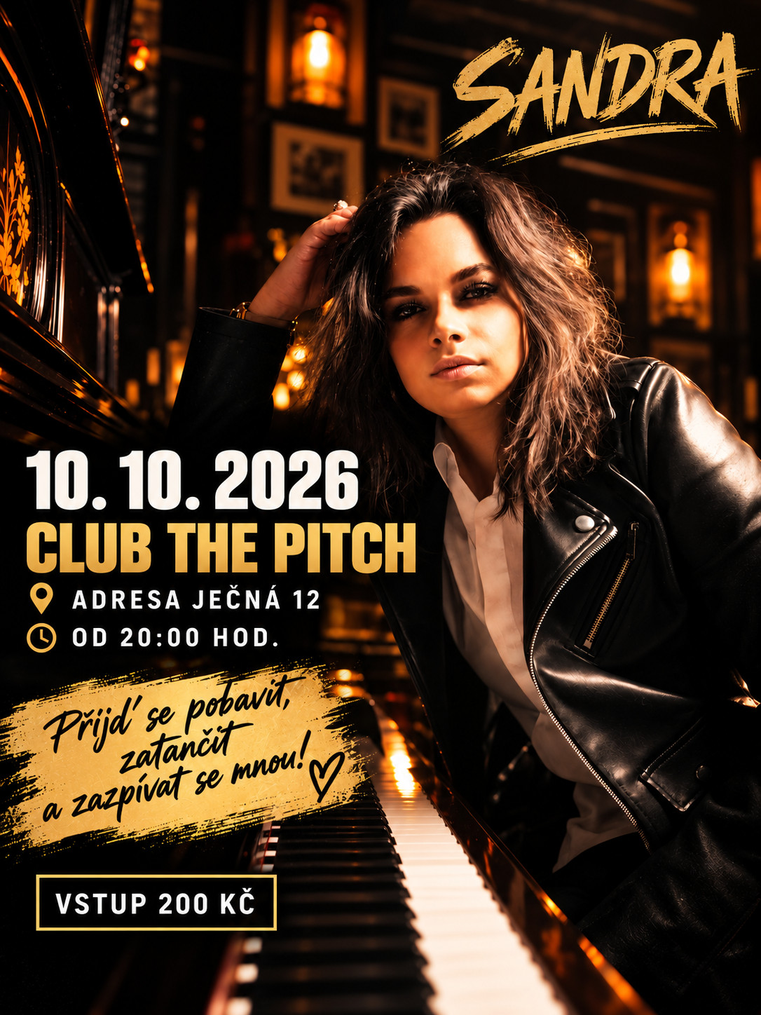 Live Koncert - SANDRA v The Pitch Praha